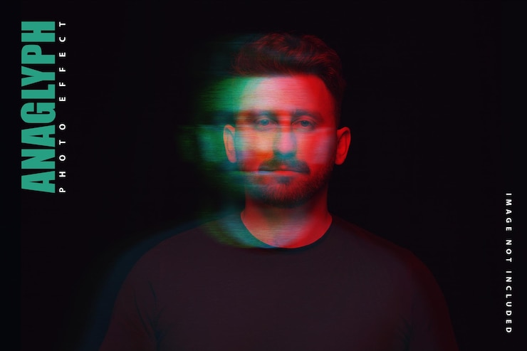 PSD portrait sketch photo effect mockup