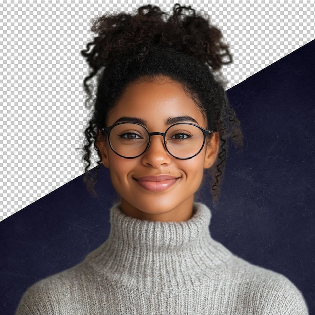 portrait of a smiling woman