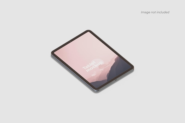 Portrait tablet mockup