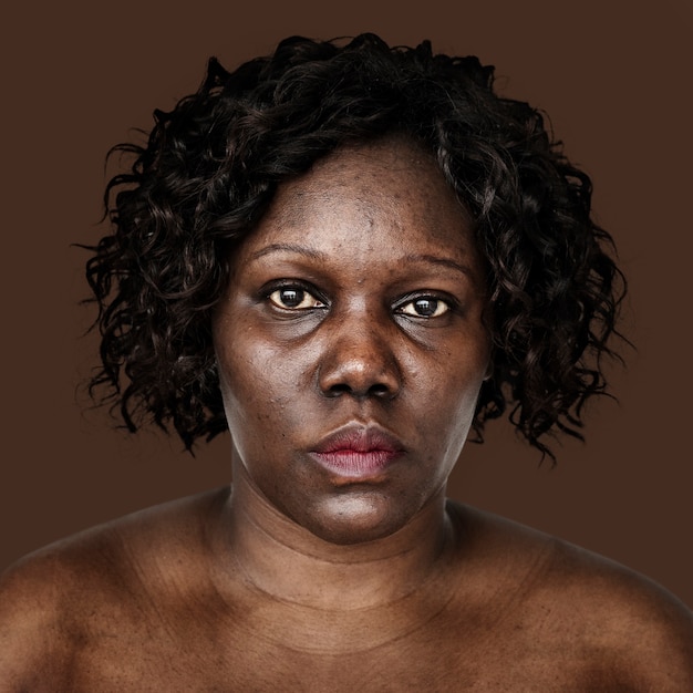 PSD portrait of an ugandan woman