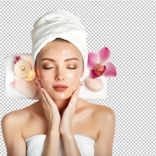 Portrait women and beauty spa