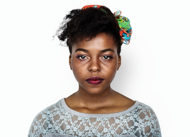 PSD portrait of an zimbabwean woman