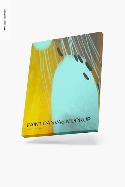 Portret canvas mockup