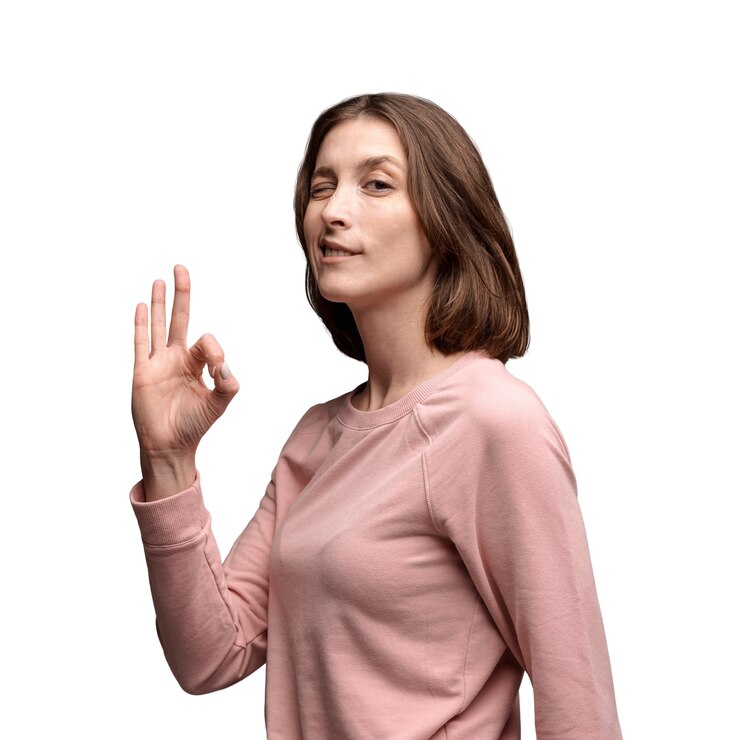 PSD portret kobiety w średnim wieku
