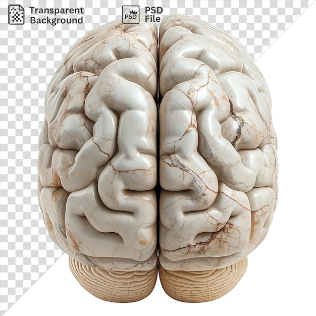 PSD portret realistyczny fotograficzny projekt badawczy neuronaukowców przedstawiający białą rzeźbę i zgiętą nogę