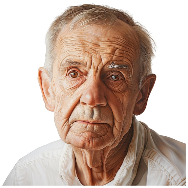 PSD portret starszego mężczyzny