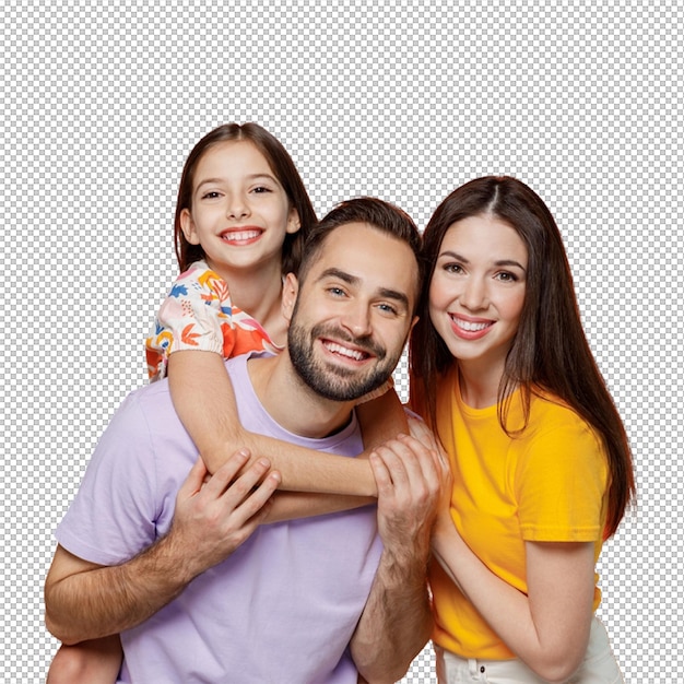 Portret szczęśliwej rodziny