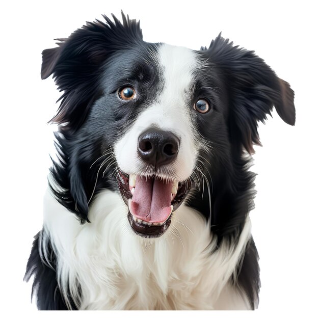 PSD portret szczęśliwy pies rasy border collie