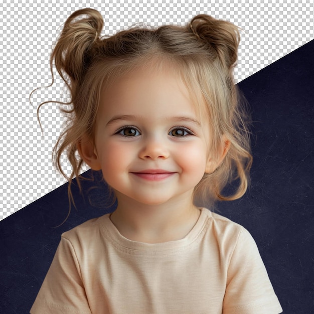 Portret uroczej dziewczynki
