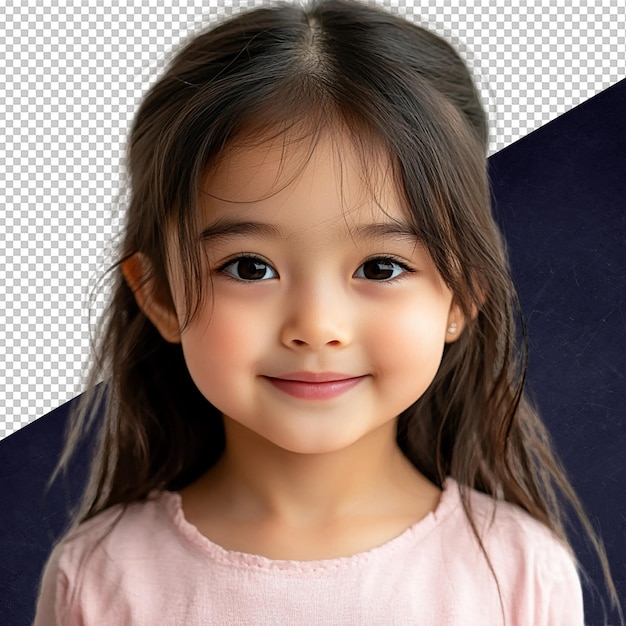 Portret van een schattig klein meisje