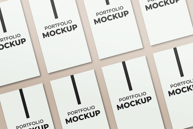 Portretportfolio mockup facebook-postsjabloon