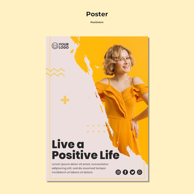 PSD positivism flyer template