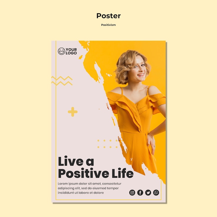 PSD positivism flyer template