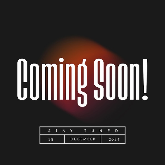 a post coming soon gradient design concept instagram post template