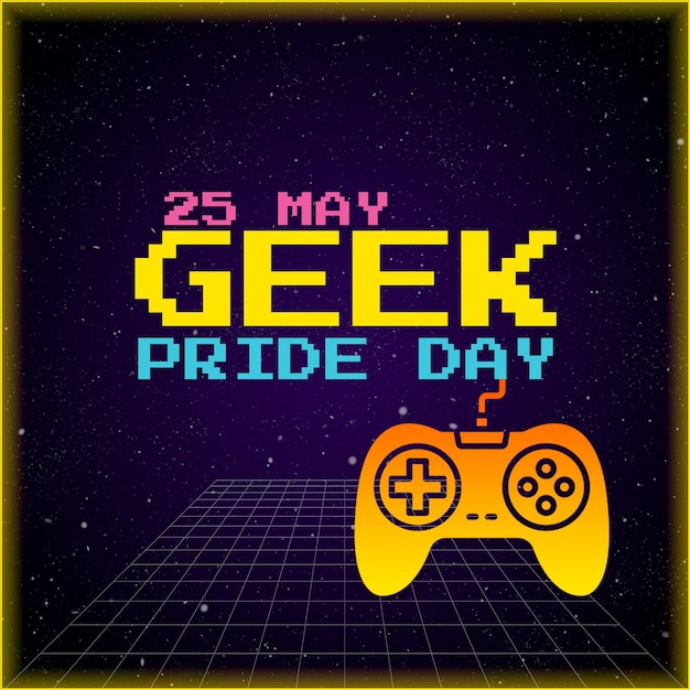 Post feed dla Geek Pride Day