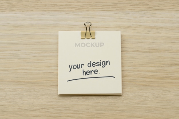 Post it note mockup design