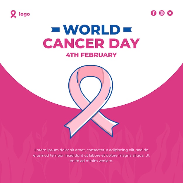 Post op sociale media op Wereldkankerdag