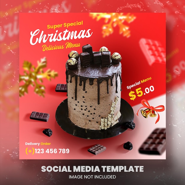 Post social media christmas special promo