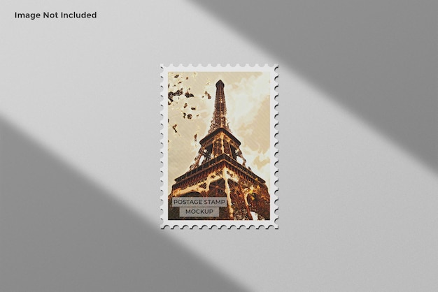 PSD postage stamp mockup