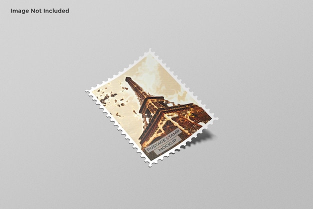 Postage stamp mockup