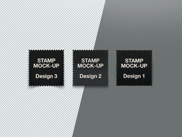 Postage Stamp mockup