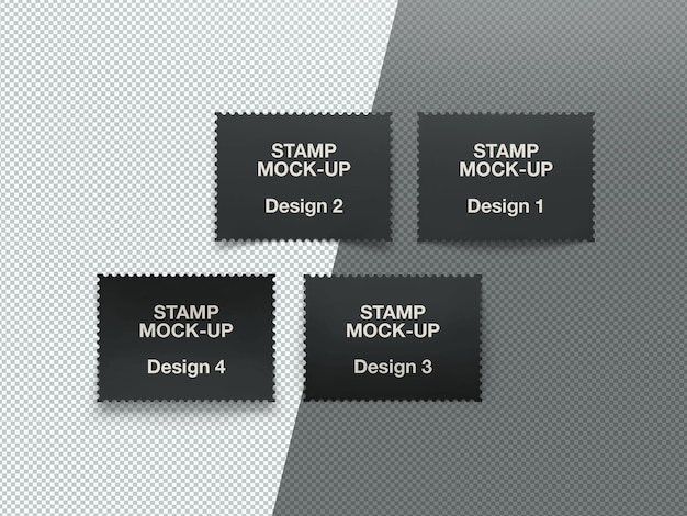 Postage Stamp mockup