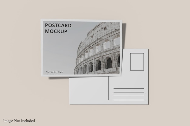 Progettazione di mockup di cartoline