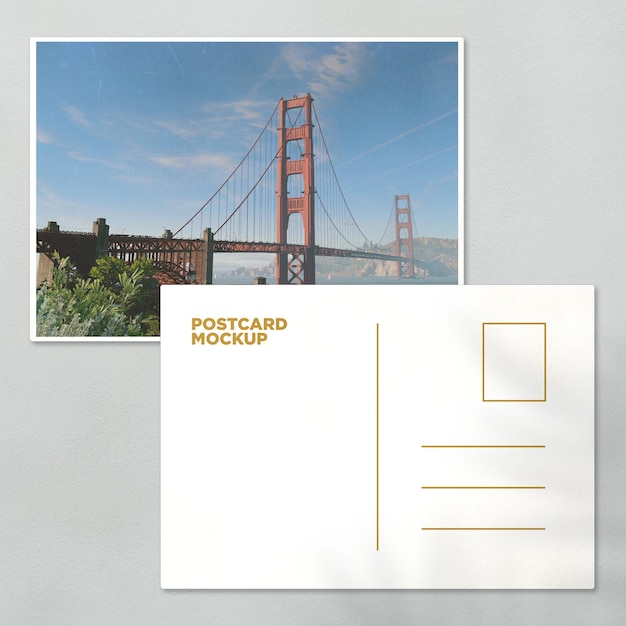 postcard mockup