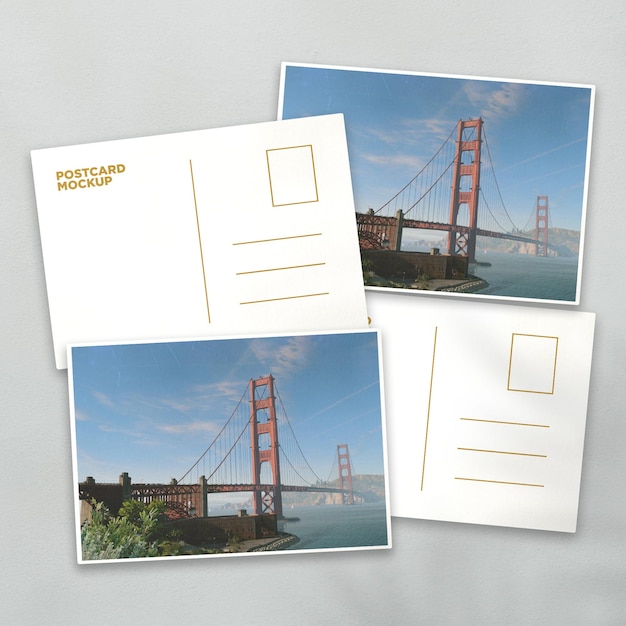 postcard mockup