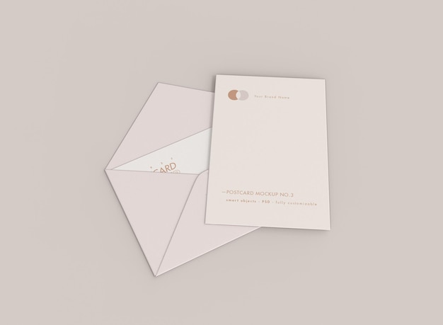 postcard mockup