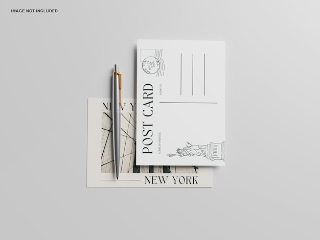 postcard mockup