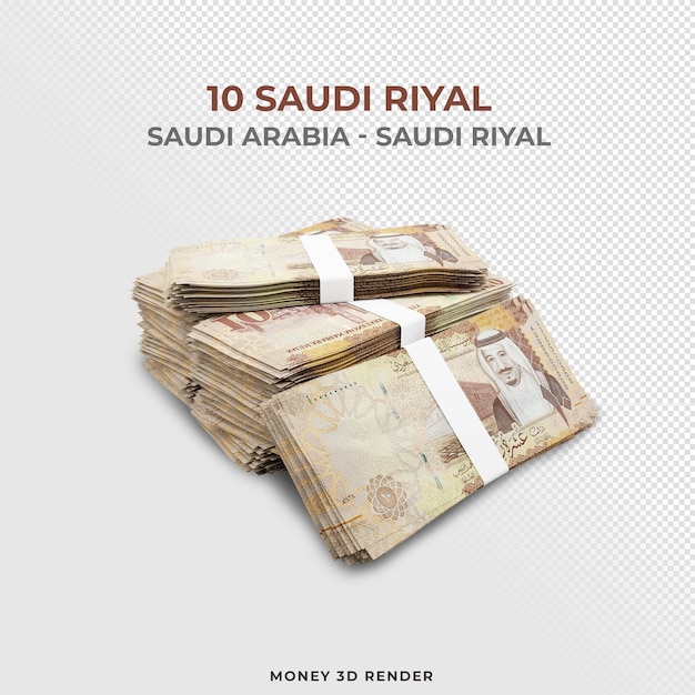 PSD a poster for 10 saudi rival shows a stack of money with the words 10 saudi arabia.