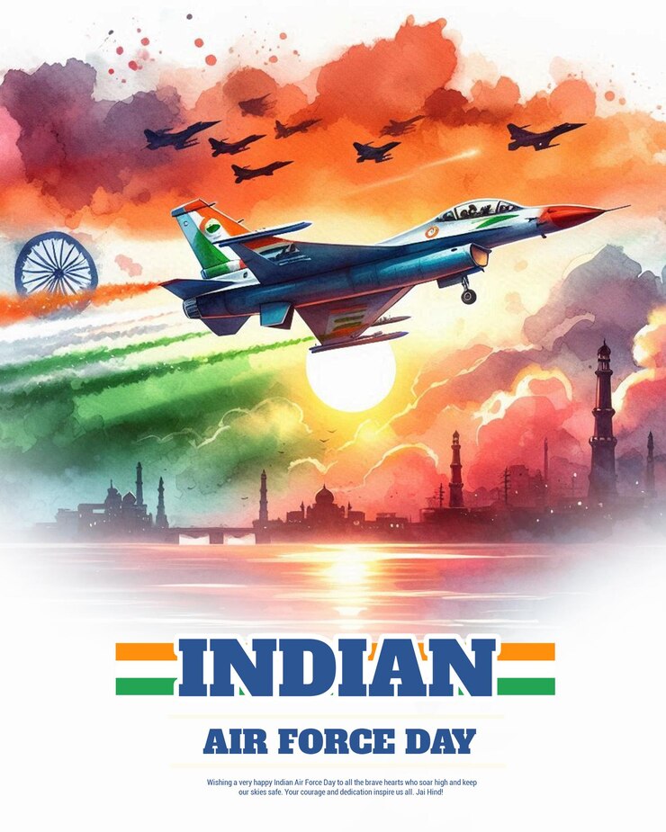 PSD a poster for air force air show in india