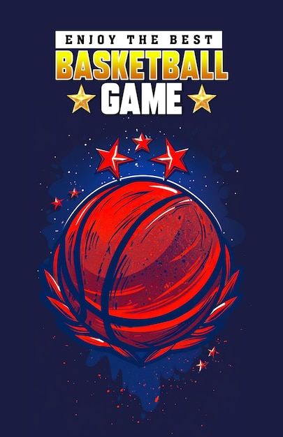 PSD un poster per il basket