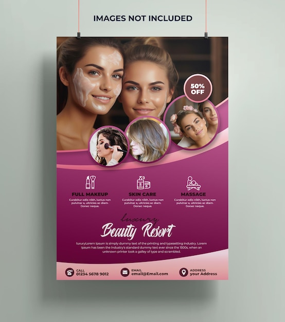 a poster for beauty products called beautyal