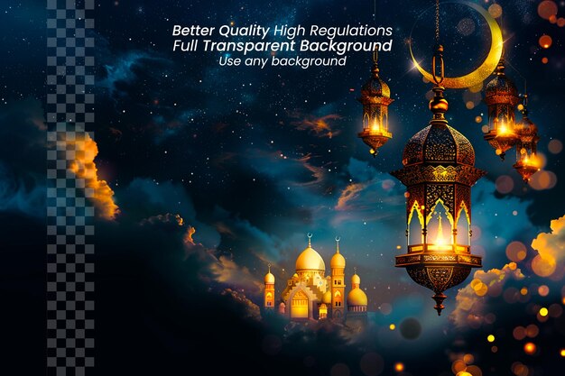 A poster for better quality is displayed on a dark night