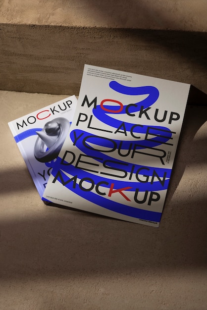 Poster and book mockup