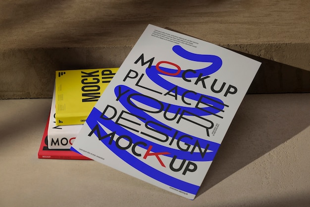 Poster and book mockup