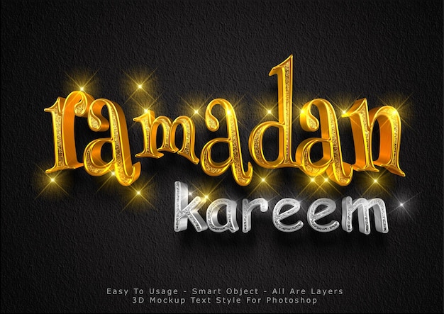 PSD un poster per una celebrazione del ramadan