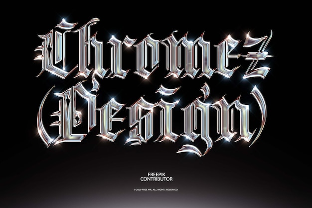 A poster for chrome z - legend with a black background.