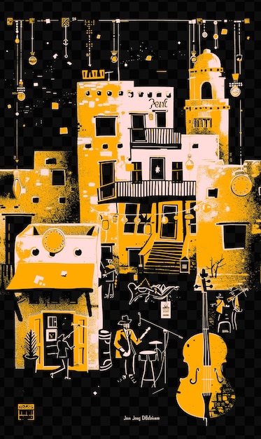 A poster for a city called the house of the artist