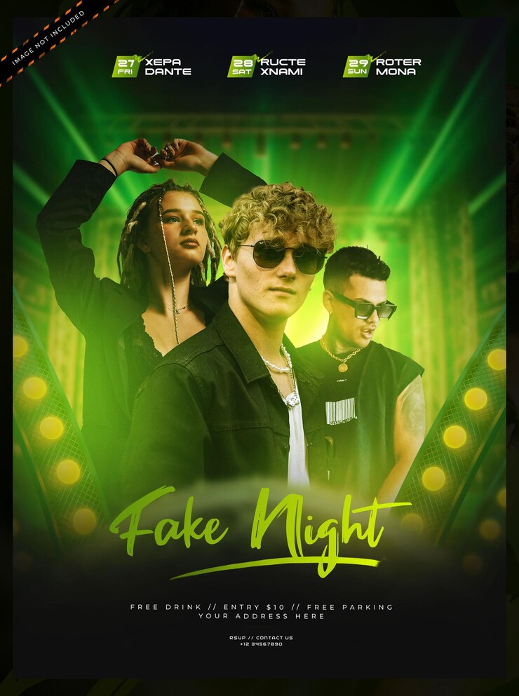 poster dj music house