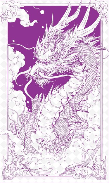 A poster for a dragon by person