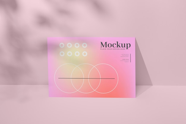 PSD progettazione di mockup di poster e volantini