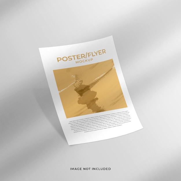 Mockup di poster o volantini