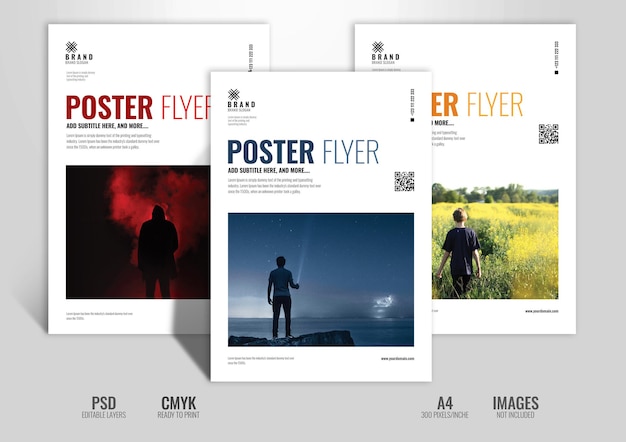 PSD poster e flyer template