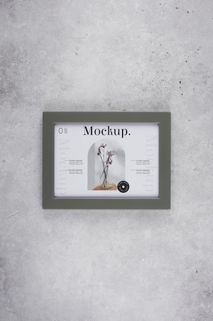 Poster frame mockup design