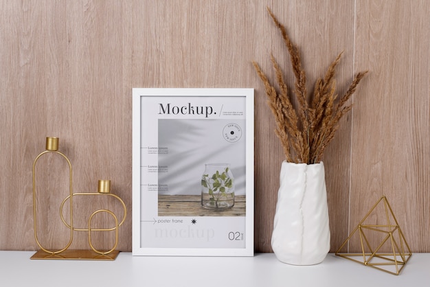 Poster frame mockup design