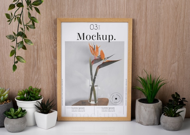 Poster frame mockup ontwerp