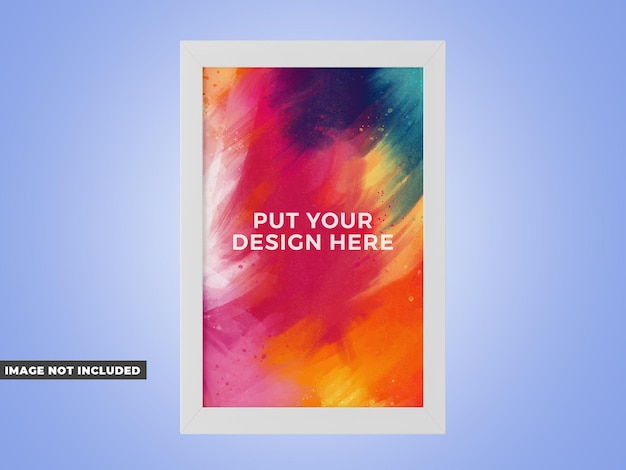 Poster frame mockup psd